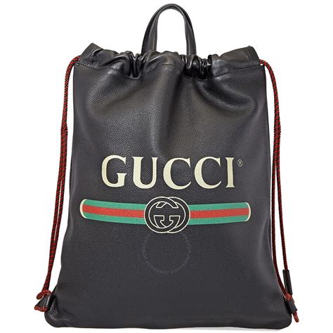 gucci leather drawstring bag|Gucci handbags drawstring.